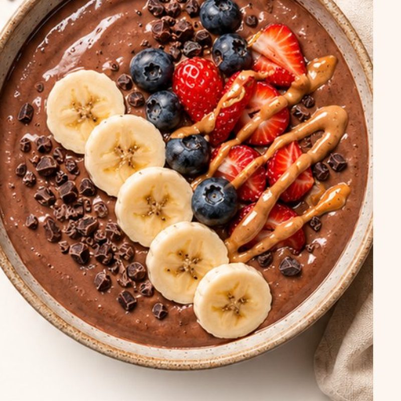 Chocolate Protein Smoothie Bowl