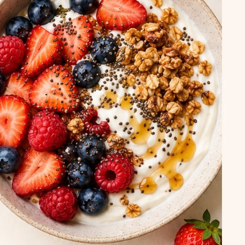 Greek Yogurt Berry Protein Bowl