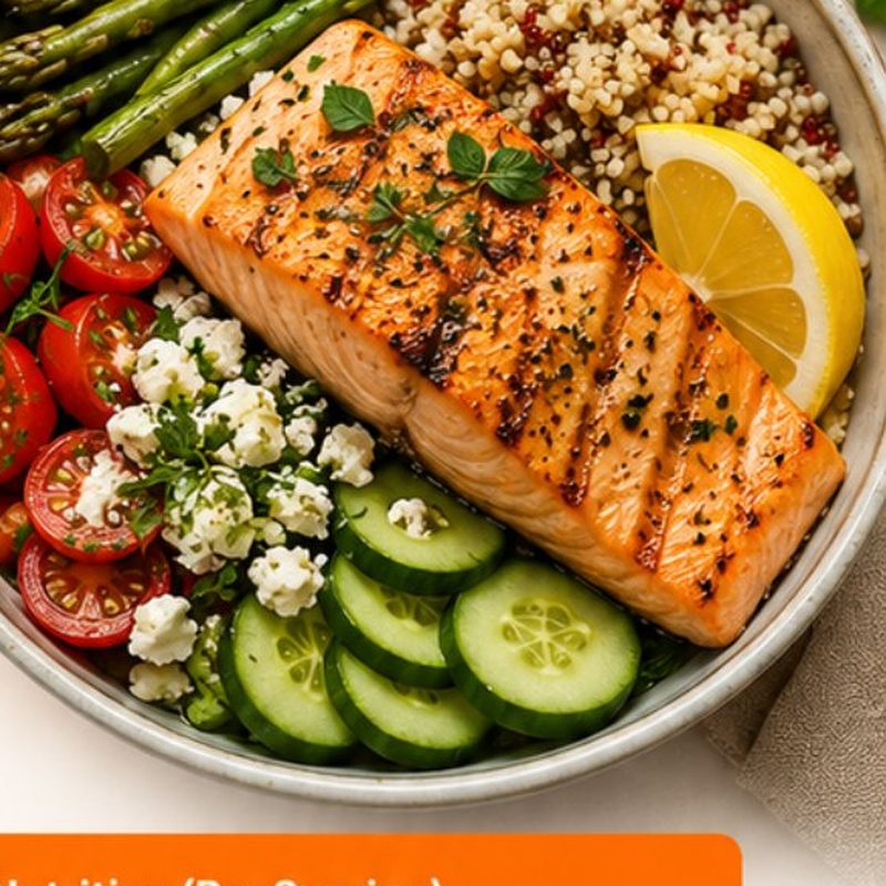 Lemon Herb Salmon Bowl